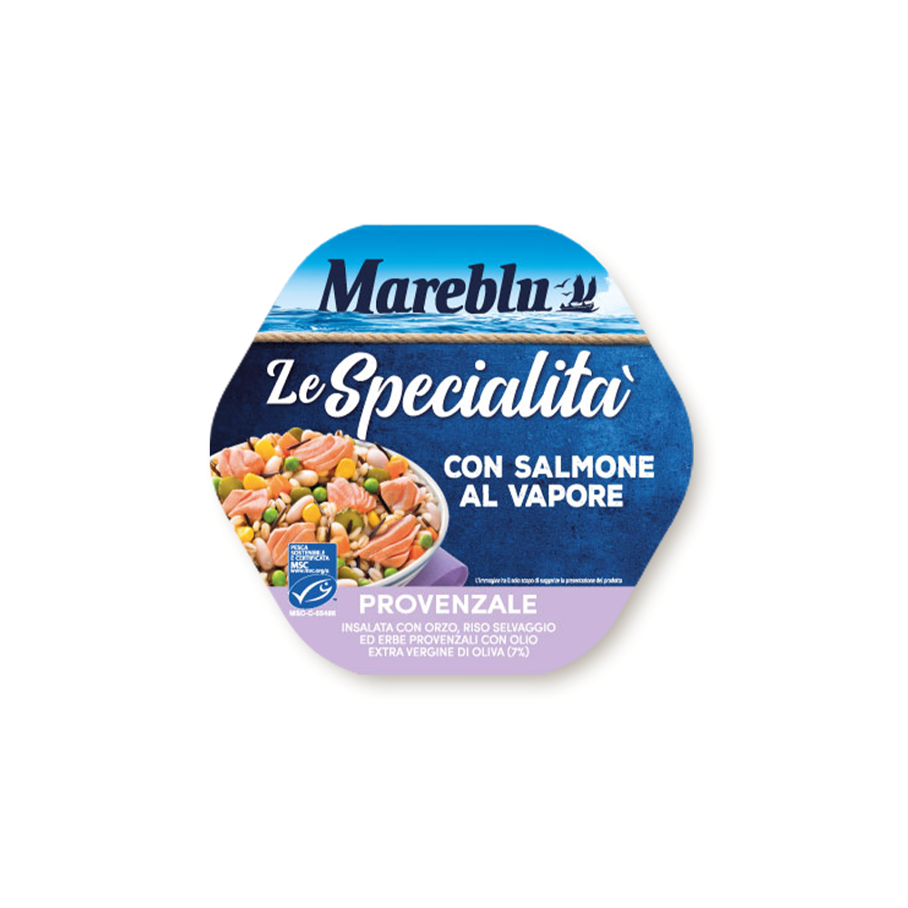 Pack Le Specialità: insalata con salmone al vapore provenzale